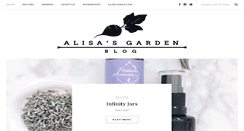 Desktop Screenshot of alisasgarden.com